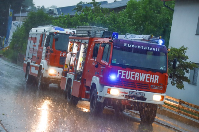 Unwetter sorgen für zahlreiche Einsätze der Feuerwehren und für Stromausfälle