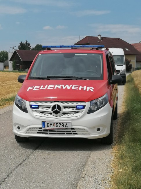 Drei Feuerwehren bei Feldbrand in Ohlsdorf im Einsatz
