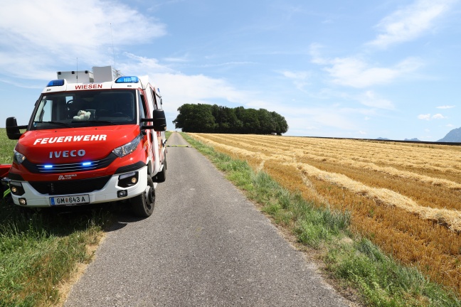 Feuerwehren im Dauereinsatz bei zahlreichen Feld- und Flurbränden in Oberösterreich