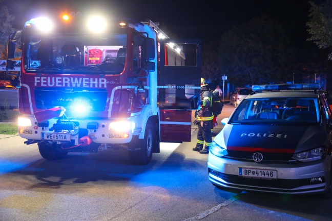Ein Verletzter durch angebranntes Kochgut in einer Wohnung in Wels-Pernau