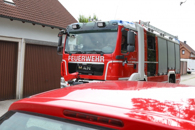 Feuerwehreinsatz nach vermutetem Gasaustritt in einem Haus in Wels-Vogelweide