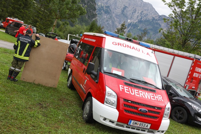Suchaktion nach abgängigem Bergsteiger in Grünau im Almtal