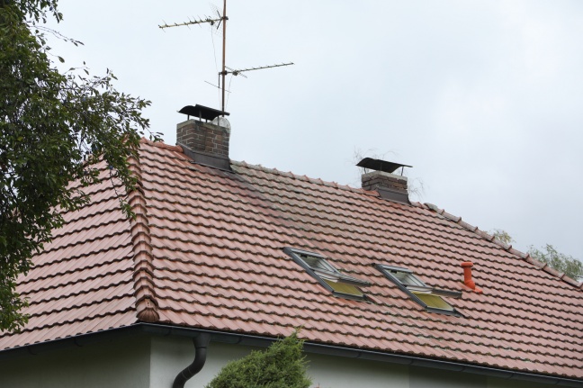 Hornissennest im Kamin führt zu Rauchentwicklung in einem Haus in Wels-Waidhausen