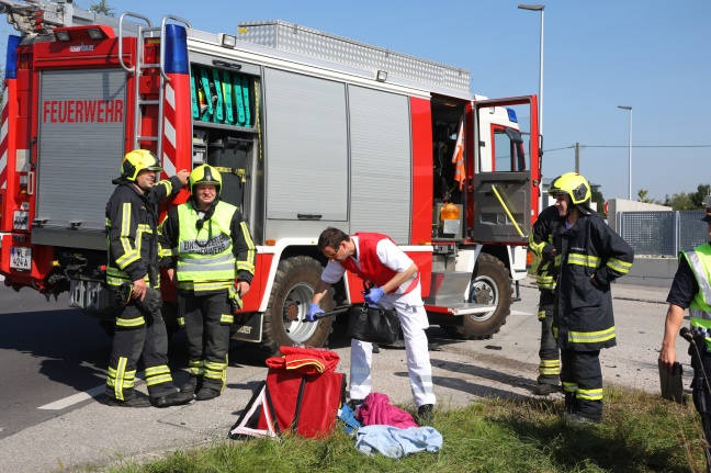Sechs Verletzte bei schwerem Kreuzungscrash in Gunskirchen