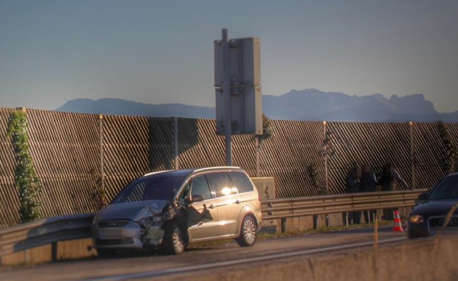 Mehrere Verkehrsunfälle auf der Westautobahn bei Eberstalzell im dichten Abendverkehr
