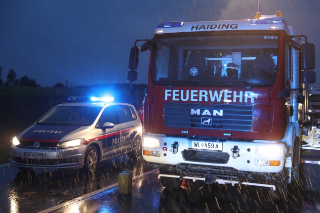 Tödlicher Verkehrsunfall auf Innviertler Straße bei Krenglbach