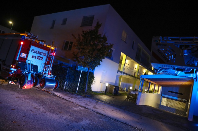 Dringende Türöffnung mit Brandverdacht in Wels-Innenstadt