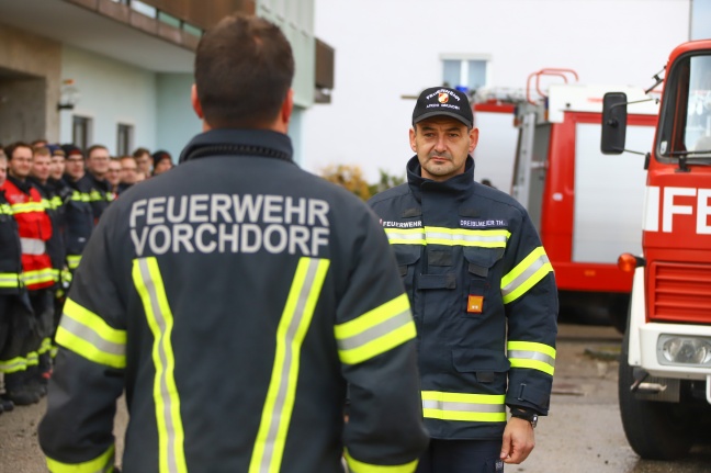 Abbruchreifes Seniorenheim als perfekte Übungslocation für die Einsatzkräfte in Vorchdorf