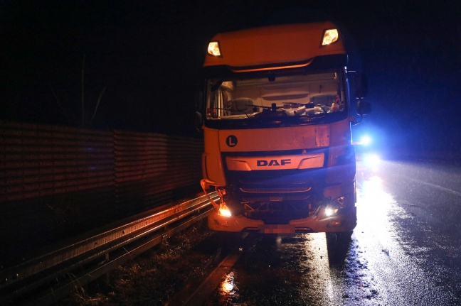 Verkehrsunfall auf der Innkreisautobahn bei Peterskirchen endet glimpflich