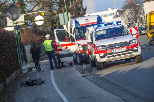 Flüchtiger Autolenker stellte sich nach Unfall mit Fußgängerin samt Rollator bei der Polizei