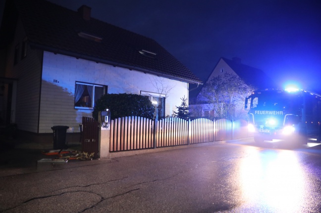 Brand im Bereich einer Heizungsanlage in einem Wohnhaus in Wels-Waidhausen