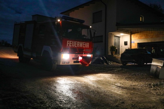 Brand in einer Garage in Gaspoltshofen rasch gelöscht