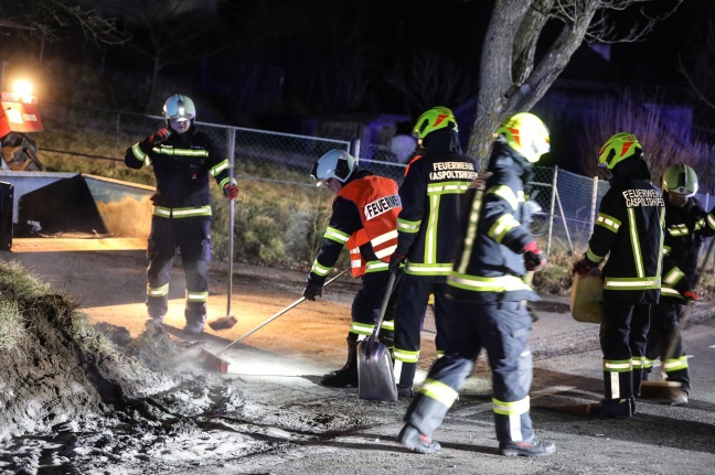 Schwerer Verkehrsunfall in Gaspoltshofen fordert eine Verletzte