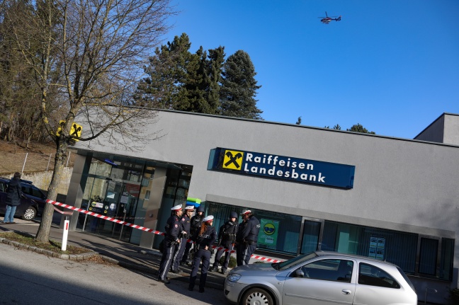 Raubüberfall auf Bankfiliale in Linz-Froschberg