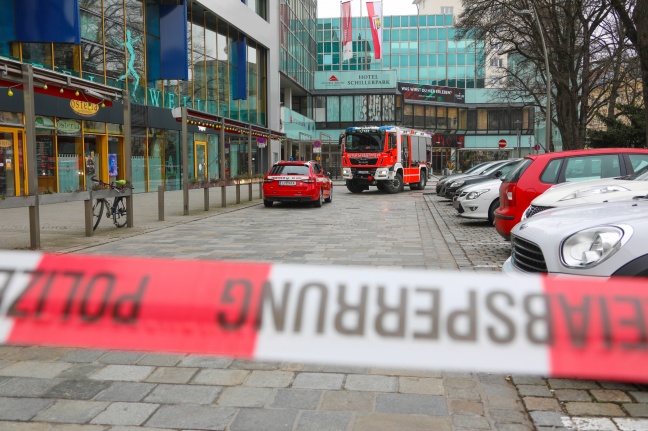 Casino- und Hotelgebäude in Linz-Innere Stadt wegen Brand evakuiert