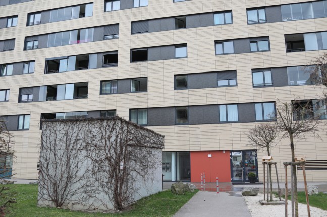 Dramatischer Zimmerbrand in Linz-Kaplanhof - Frau bei Sprung aus Fenster schwerst verletzt