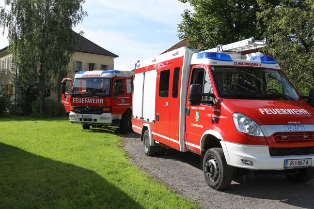 Brand in einem Wohnhaus in St. Marienkirchen am Hausruck