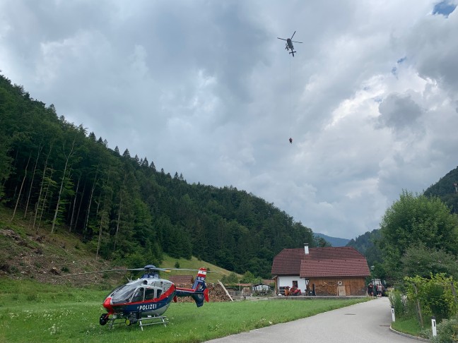 Verirrter Bergsteiger nach Suchaktion in Klaus an der Pyhrnbahn gerettet