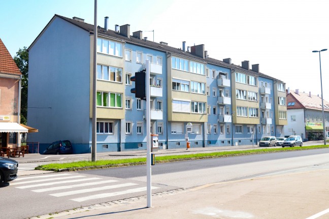 Unbekannter schoss Alukugel mit Softair-Pistole in Linz-Neue Heimat in eine Wohnung