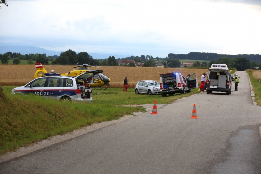 Radfahrer nach schwerem Verkehrsunfall in Neukirchen bei Lambach gestorben