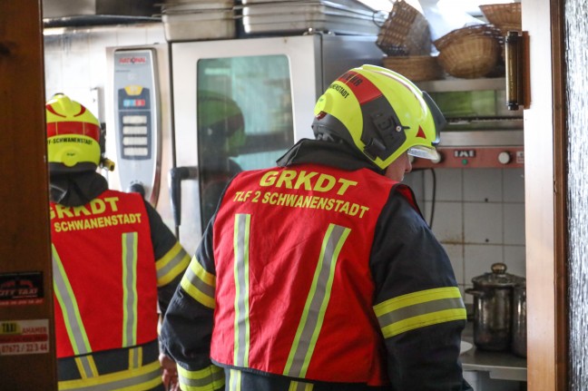 Brand in der Küche eines Restaurantbetriebes in Schwanenstadt