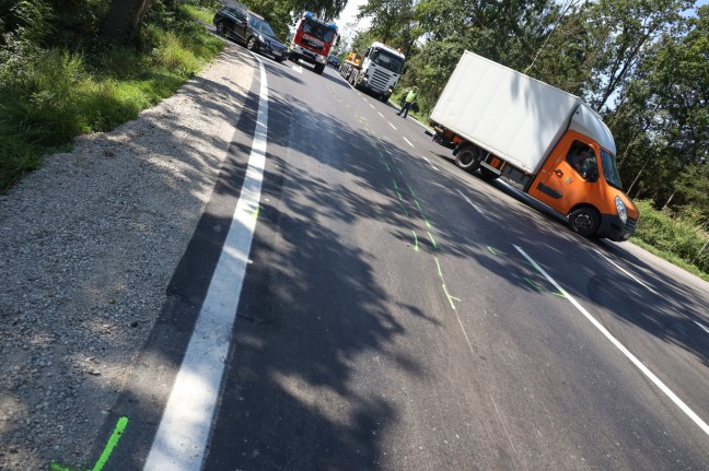 Verkehrsunfall auf Wiener Straße in Edt bei Lambach führt zu sieben Kilometer langem Stau