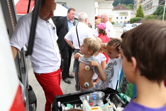 Ferienspaß für die Kids beim Blaulichttag in Thalheim bei Wels