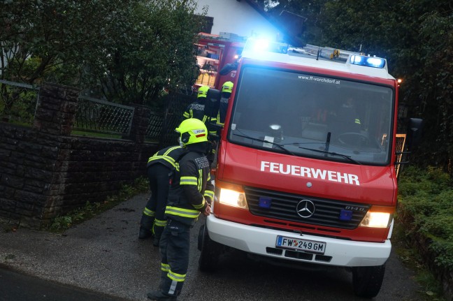 Drei Feuerwehren bei ausgedehntem Küchenbrand in Vorchdorf im Einsatz