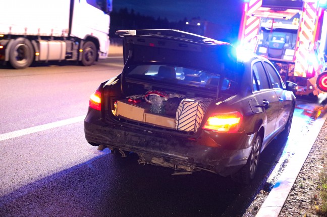 Schwerer Verkehrsunfall auf Innkreisautobahn bei Haag am Hausruck