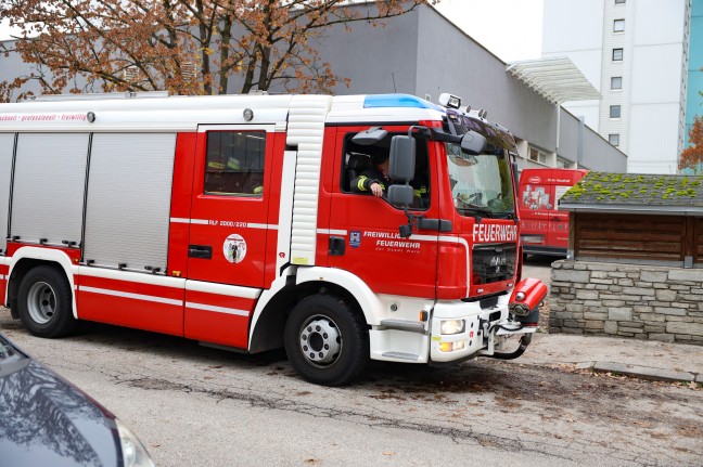 Angebranntes Kochgut in einer Wohnung in Wels-Lichtenegg sorgt für Einsatz der Feuerwehr