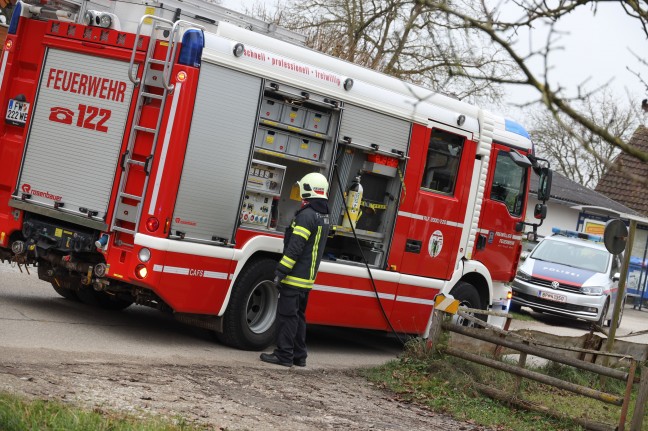 Kirschkernkissen vergessen: Feuerwehr bei verrauchtem Wohnhaus in Wels-Waidhausen im Einsatz