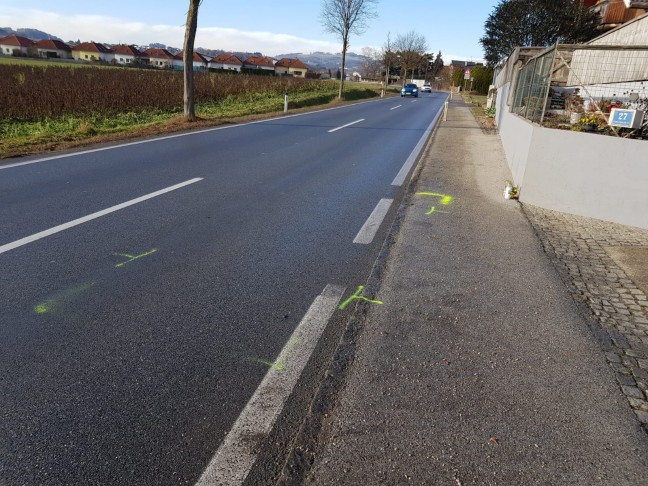 Radfahrerin (40) bei Verkehrsunfall in Engerwitzdorf tödlich verletzt
