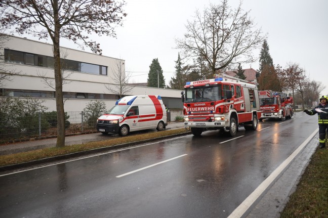 Brand in einem Einfamilienhaus in Eferding führt zu Einsatz der Feuerwehr