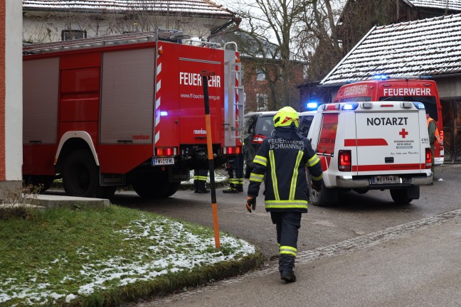 Altbauer bei landwirtschaftlichem Unfall auf Bauernhof in Bachmanning tdlich verletzt