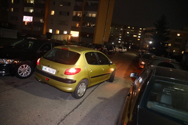 Alkofahrt durch Wels-Neustadt endet mit fünf beschädigten Autos