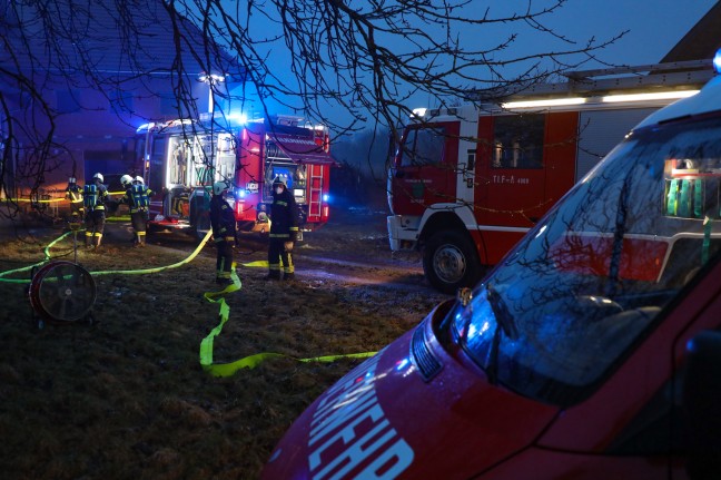 Kellerbrand in Sattledt sorgt für Einsatz der Feuerwehr