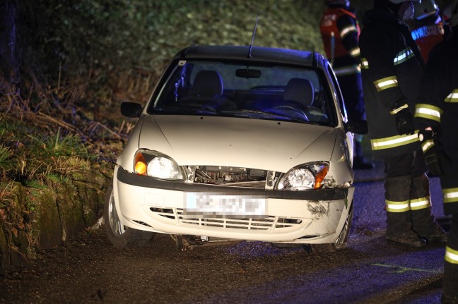 Tdlicher Verkehrsunfall im Aschachtal bei Stroheim