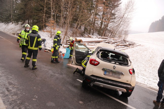 Verkehrsunfall in Gutau endet glimpflich