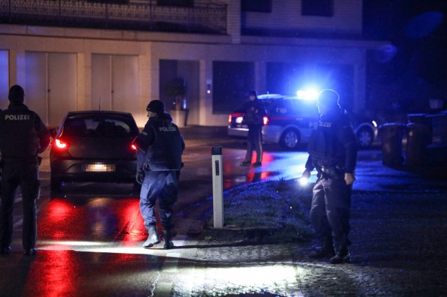 Schüsse bei Einbruch: Nächtlicher Großeinsatz der Polizei in Sipbachzell