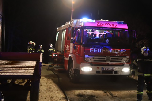 Brand bei landwirtschaftlichem Objekt in Engerwitzdorf rechtzeitig entdeckt und eingedämmt