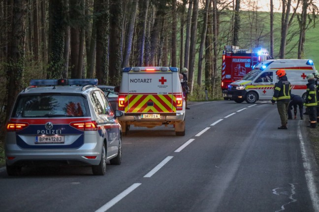 Autolenkerin (26) nach schwerem Unfall bei Waldneukirchen im Klinikum verstorben