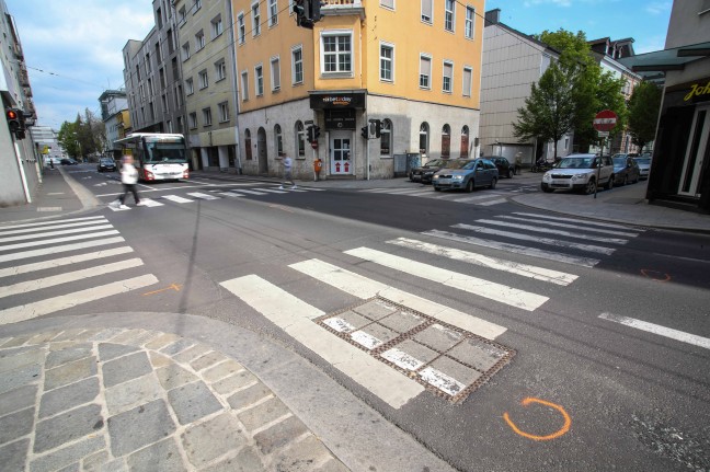 Zwei Tote bei Unfall nach Verfolgungsjagd in Linz-Innere Stadt