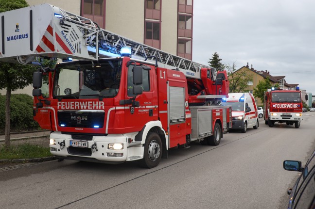 Brand von Unrat in einer Wohnung in Wels-Vogelweide