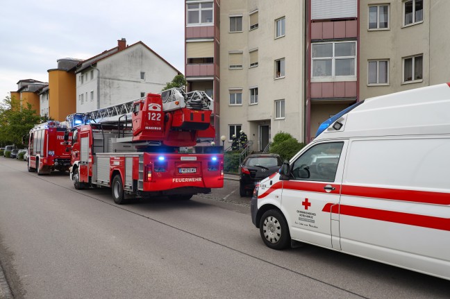 Brand von Unrat in einer Wohnung in Wels-Vogelweide