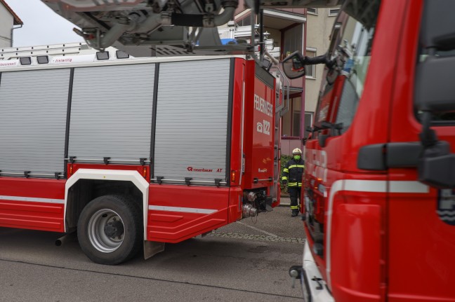 Brand von Unrat in einer Wohnung in Wels-Vogelweide