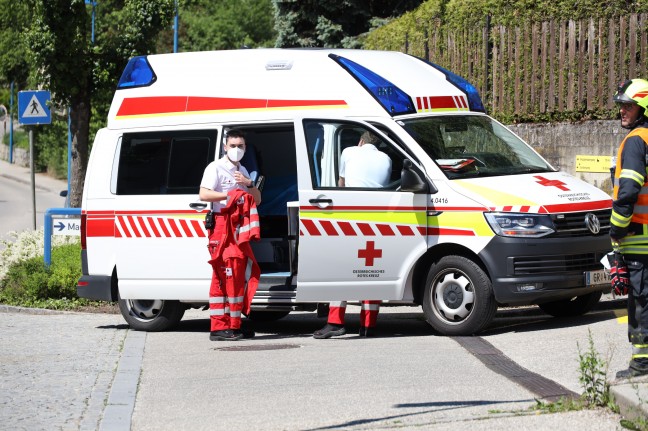 Wohnungsbrand in einem Wohn- und Geschftsgebude in Bad Schallerbach