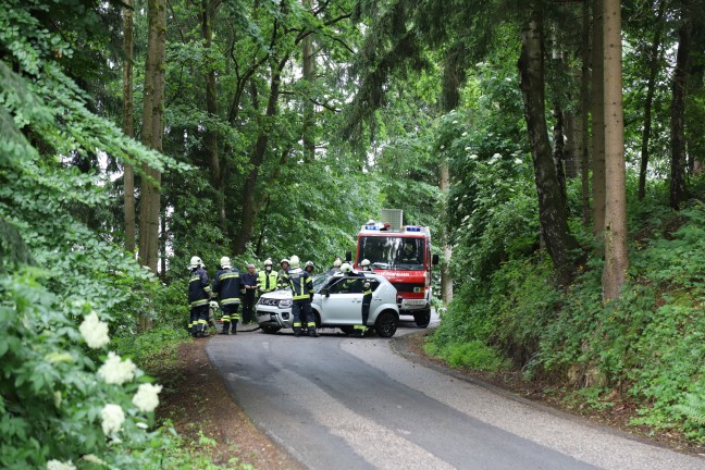 Verkehrsunfall in Eidenberg fordert eine Verletzte