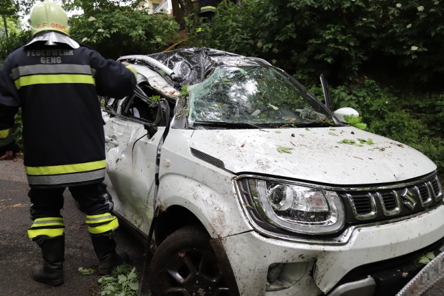 Verkehrsunfall in Eidenberg fordert eine Verletzte