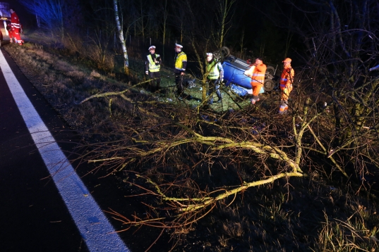 Schwerer Verkehrsunfall auf der Innkreisautobahn in Krenglbach