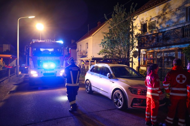 Brand im Badezimmer eines Wohnhauses in Traun